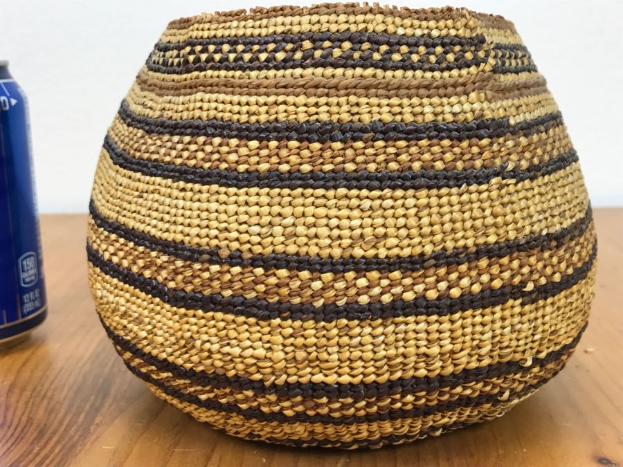 Vintage Native American Basket 8'W X 5.5'H [Photo 14]