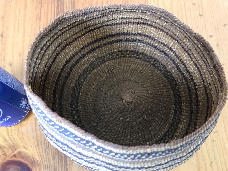 Vintage Native American Basket 8'W X 5.5'H [Photo 7]