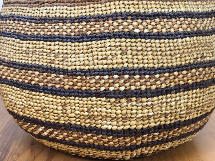 Vintage Native American Basket 8'W X 5.5'H [Photo 10]
