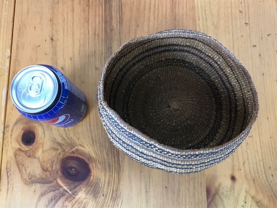 Vintage Native American Basket 8'W X 5.5'H [Photo 6]