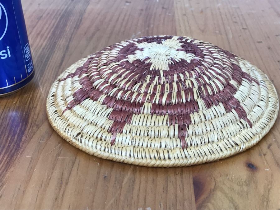 Vintage Native American Basket 7.5'W X 1.5'H [Photo 13]