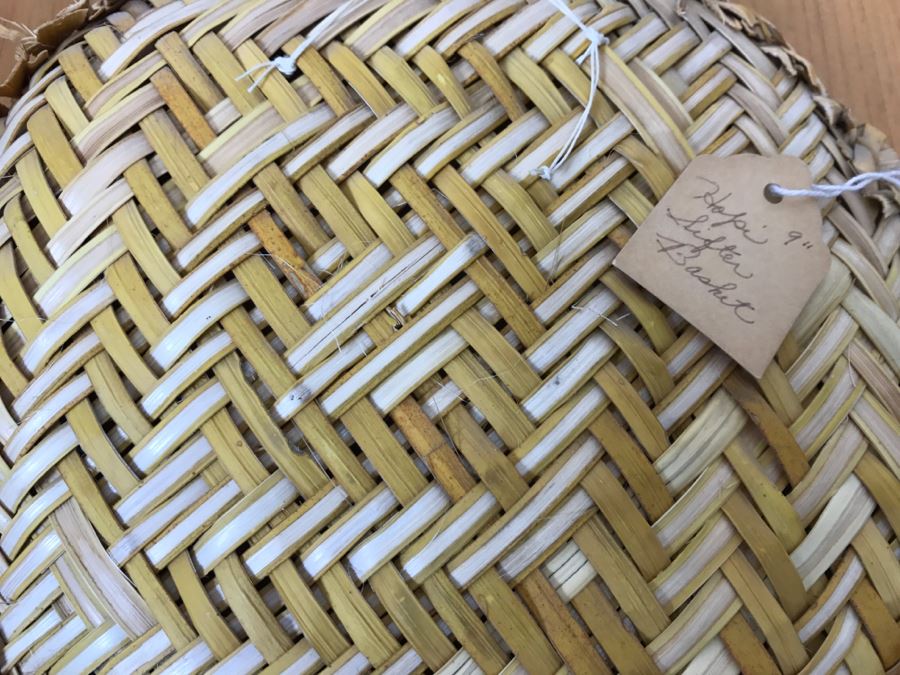 Vintage Hopi Sifter Basket 9'W X 2'H [Photo 13]