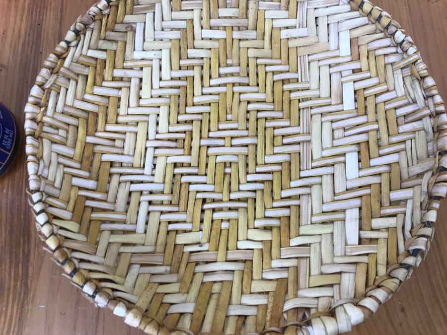 Vintage Hopi Sifter Basket 9'W X 2'H [Photo 8]