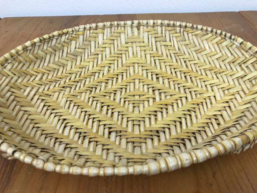 Vintage Hopi Sifter Basket 12.5'W X 10'D X 2'H [Photo 6]