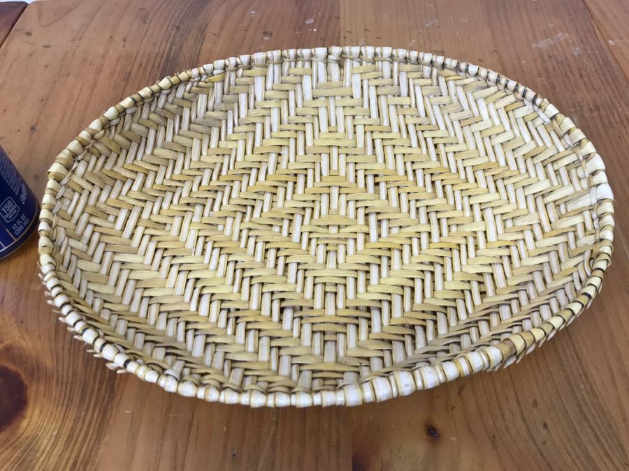 Vintage Hopi Sifter Basket 12.5'W X 10'D X 2'H [Photo 7]