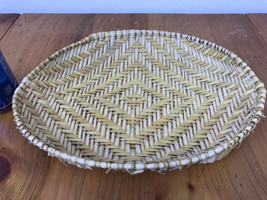 Vintage Hopi Sifter Basket 12.5'W X 10'D X 2'H [Photo 10]