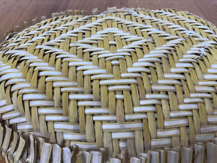 Vintage Hopi Sifter Basket 12.5'W X 10'D X 2'H [Photo 14]