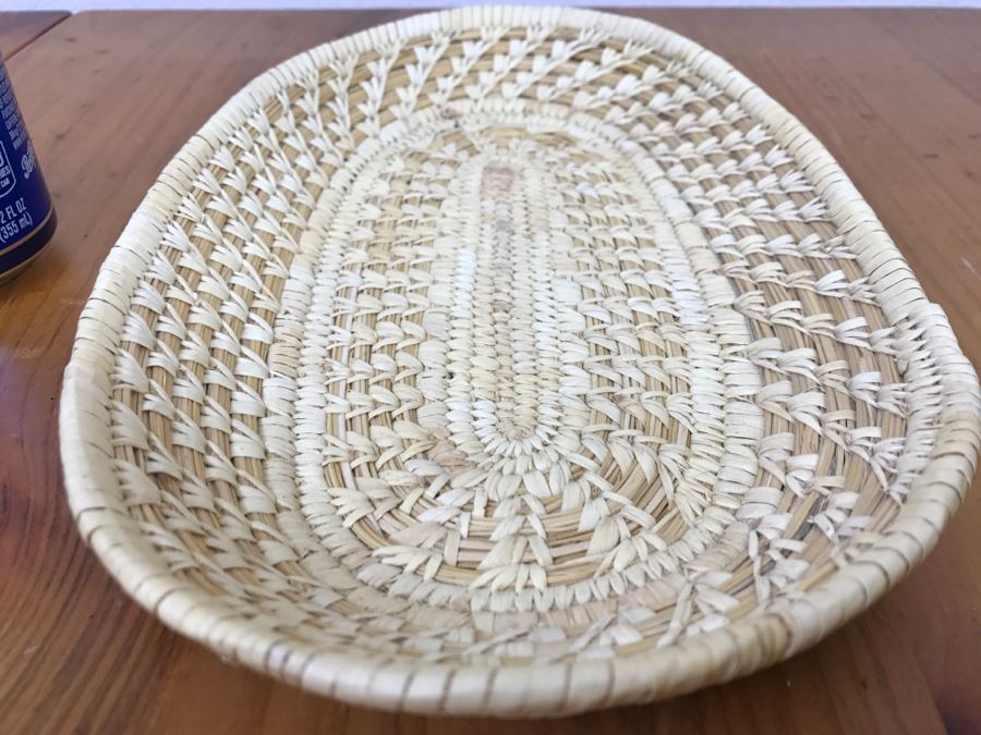 Vintage Native American Basket 11'W X 7'D X 1'H [Photo 9]