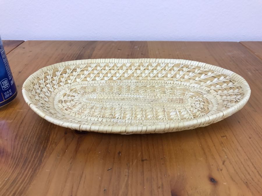 Vintage Native American Basket 11'W X 7'D X 1'H [Photo 3]