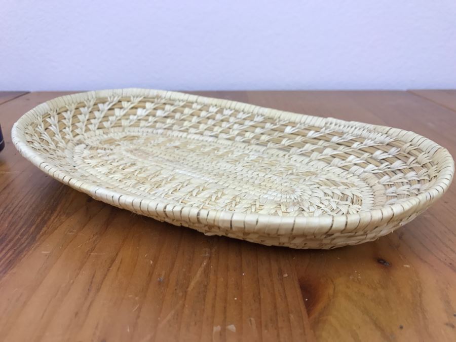 Vintage Native American Basket 11'W X 7'D X 1'H [Photo 12]