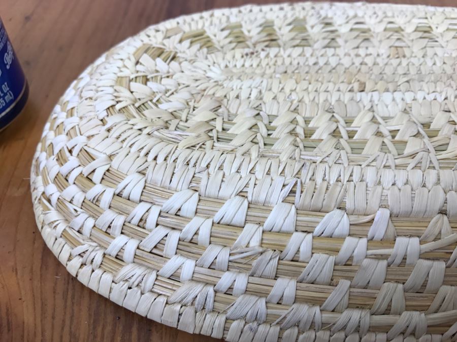 Vintage Native American Basket 11'W X 7'D X 1'H [Photo 16]