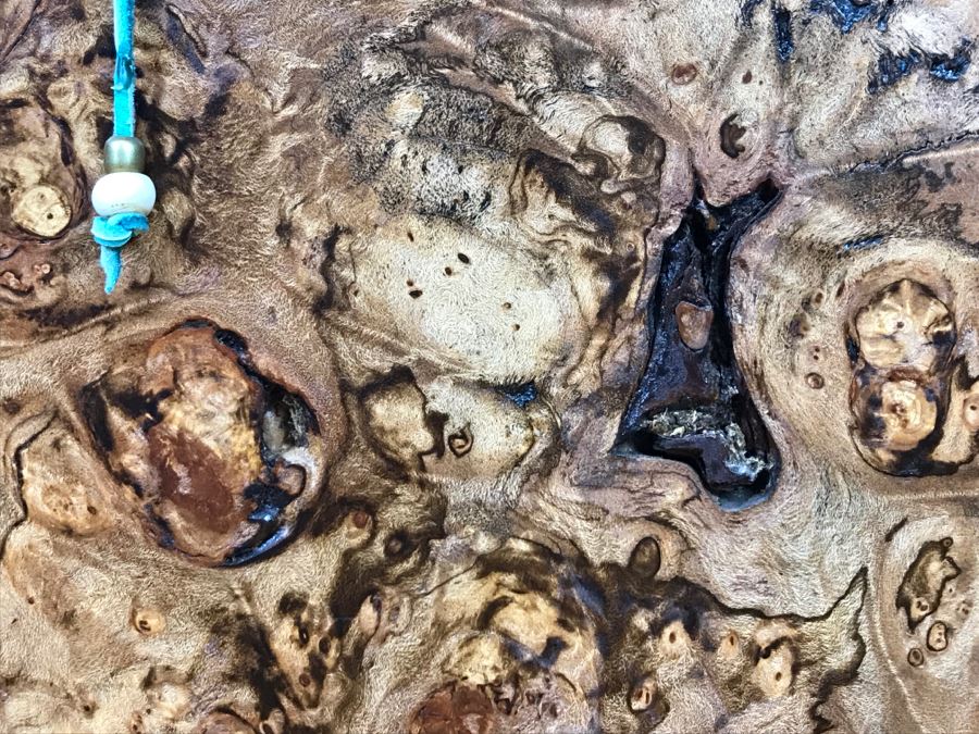 Large Turquoise Inlay Fetish Bear By Anthony Malpica Retailed For $950 At The Torres Gallery 19'W X 12.5'H X 9'D [Photo 31]