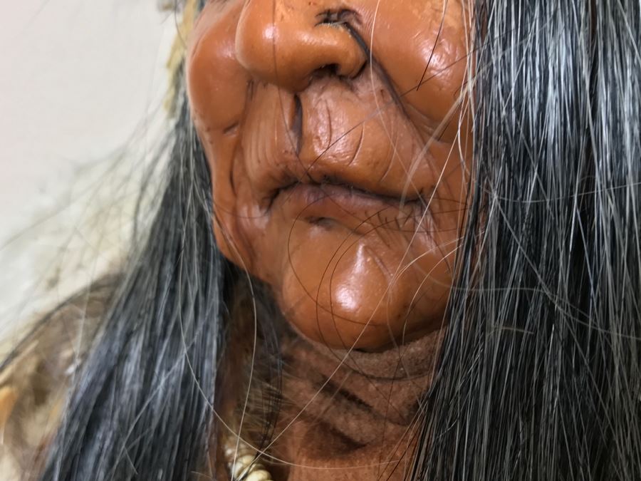 Impressive SHAMAN Sculpture By Michele Malpica AKA Misha 35'H X 18'W Retailed For $2,200 [Photo 44]