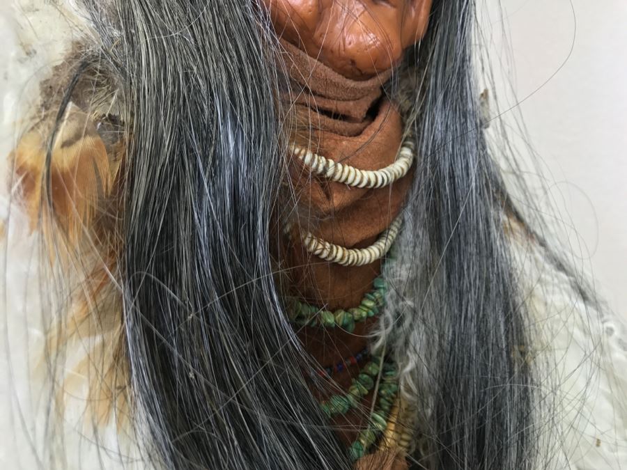 Impressive SHAMAN Sculpture By Michele Malpica AKA Misha 35'H X 18'W Retailed For $2,200 [Photo 21]