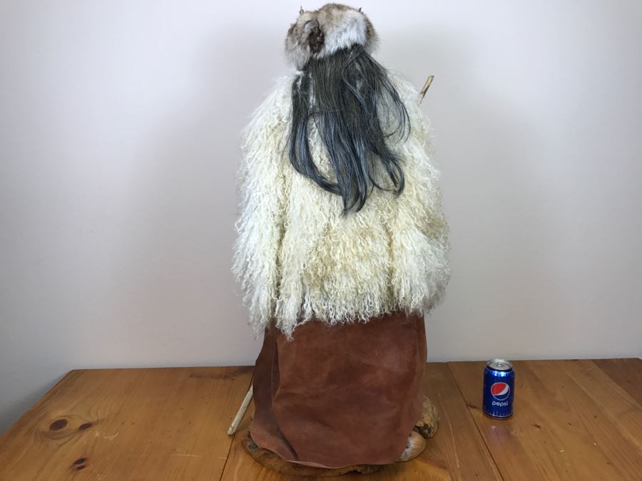 Impressive SHAMAN Sculpture By Michele Malpica AKA Misha 35'H X 18'W Retailed For $2,200 [Photo 35]