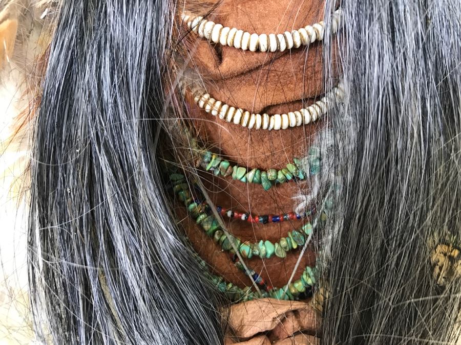 Impressive SHAMAN Sculpture By Michele Malpica AKA Misha 35'H X 18'W Retailed For $2,200 [Photo 8]