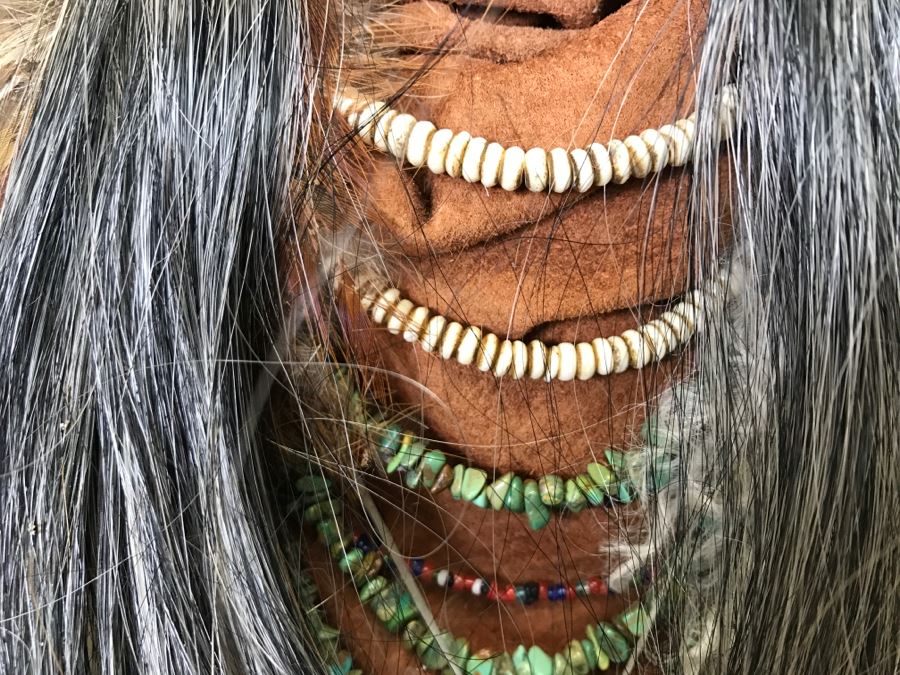 Impressive SHAMAN Sculpture By Michele Malpica AKA Misha 35'H X 18'W Retailed For $2,200 [Photo 9]