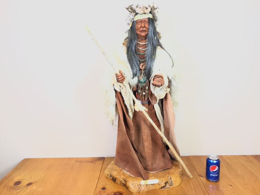 Impressive SHAMAN Sculpture By Michele Malpica AKA Misha 35'H X 18'W ...