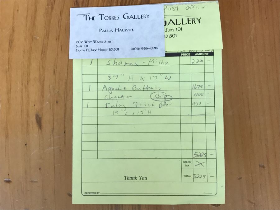 Impressive SHAMAN Sculpture By Michele Malpica AKA Misha 35'H X 18'W Retailed For $2,200 [Photo 47]