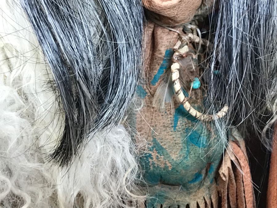 Impressive SHAMAN Sculpture By Michele Malpica AKA Misha 35'H X 18'W Retailed For $2,200 [Photo 27]