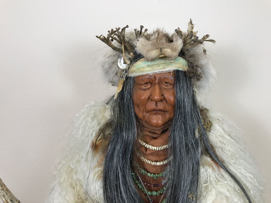 Impressive SHAMAN Sculpture By Michele Malpica AKA Misha 35'H X 18'W ...