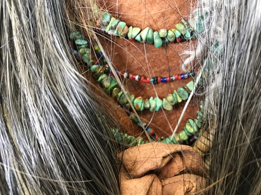 Impressive SHAMAN Sculpture By Michele Malpica AKA Misha 35'H X 18'W Retailed For $2,200 [Photo 10]