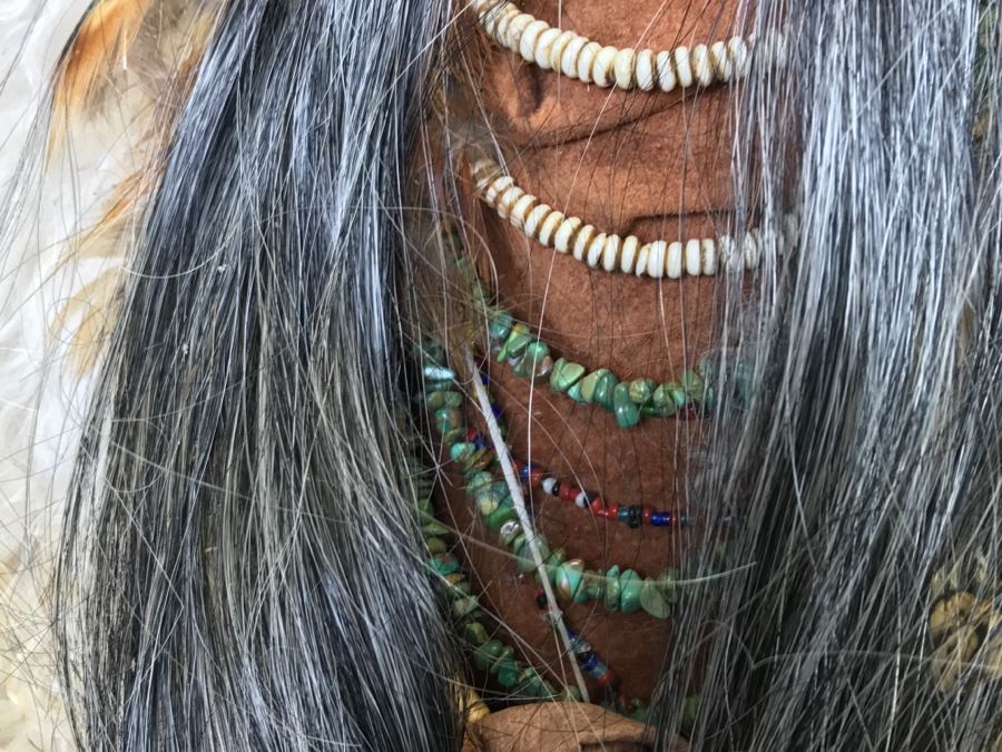 Impressive SHAMAN Sculpture By Michele Malpica AKA Misha 35'H X 18'W Retailed For $2,200 [Photo 45]