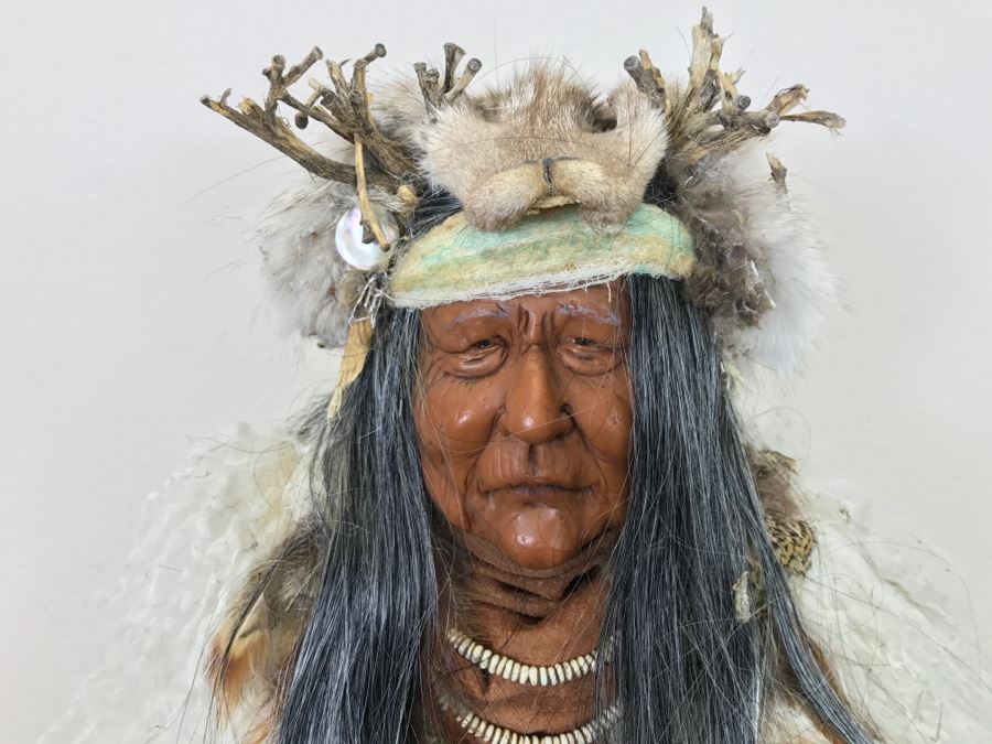 Impressive SHAMAN Sculpture By Michele Malpica AKA Misha 35'H X 18'W ...