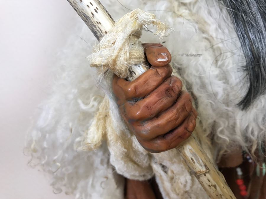 Impressive SHAMAN Sculpture By Michele Malpica AKA Misha 35'H X 18'W Retailed For $2,200 [Photo 15]