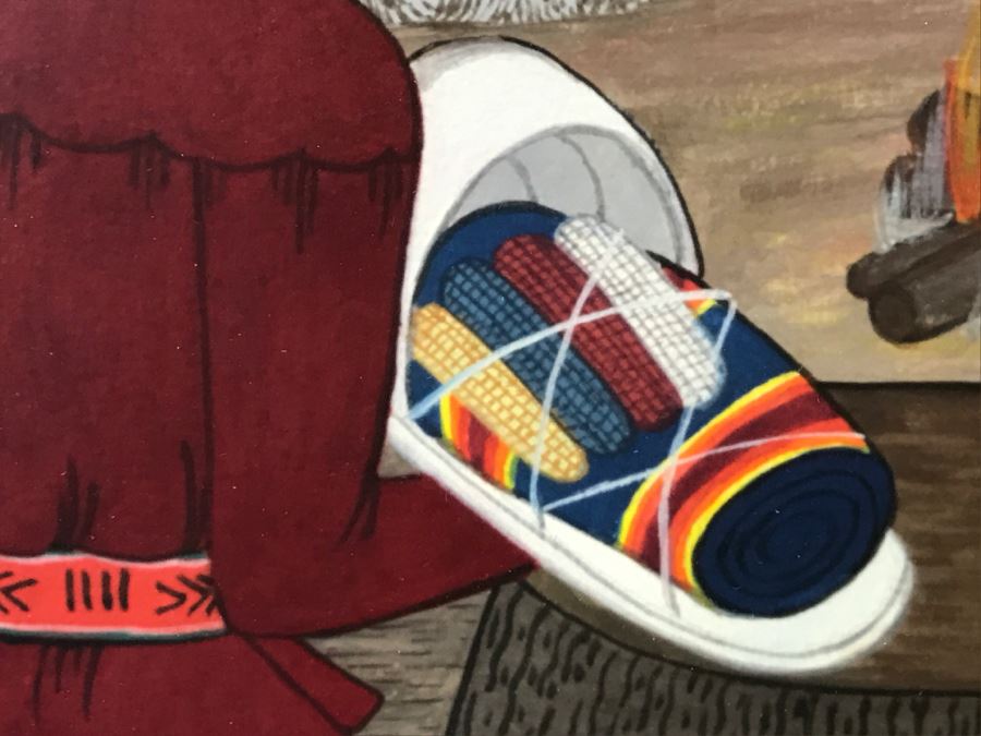 Important Pablita Velarde ORIGINAL Painting Santa Clara Pueblo, New Mexico (1918-2006) 28' X 33' Estimate $3,000-$5,000 [Photo 22]