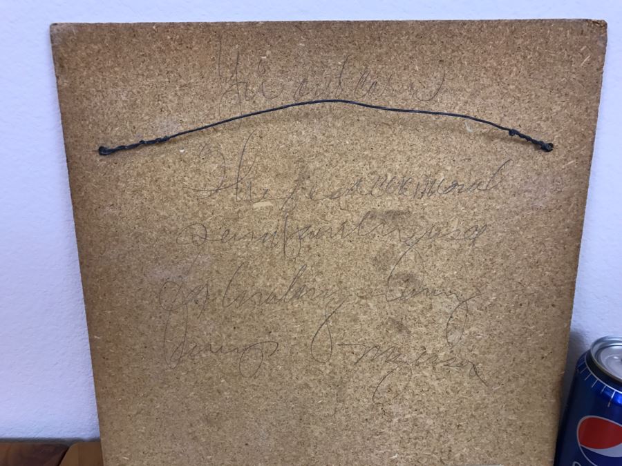 Vintage Sandpainting Signed On Back With Story 13'W X 13'H [Photo 13]