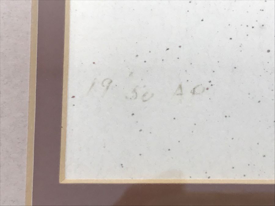 Limited Edition Arist Proof Print 19 Of 50 Artwork Depicting Man Walking Towards Tipis By John A White 26.5'W X 12'H [Photo 5]