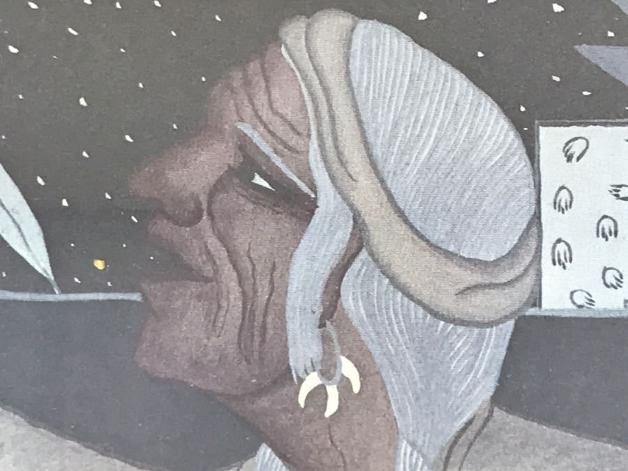 Pablita Velarde Limited Edition Print 404 Of 1500 Hand Signed By Pablita Velarde 32'W X 26'H [Photo 27]