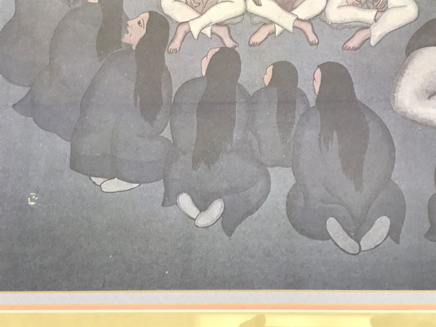 Pablita Velarde Limited Edition Print 404 Of 1500 Hand Signed By Pablita Velarde 32'W X 26'H [Photo 6]