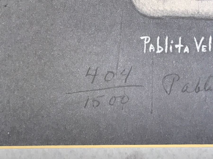 Pablita Velarde Limited Edition Print 404 Of 1500 Hand Signed By Pablita Velarde 32'W X 26'H [Photo 26]