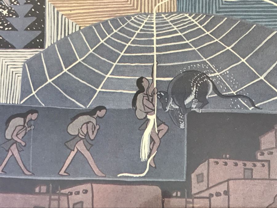 Pablita Velarde Limited Edition Print 404 Of 1500 Hand Signed By Pablita Velarde 32'W X 26'H [Photo 16]