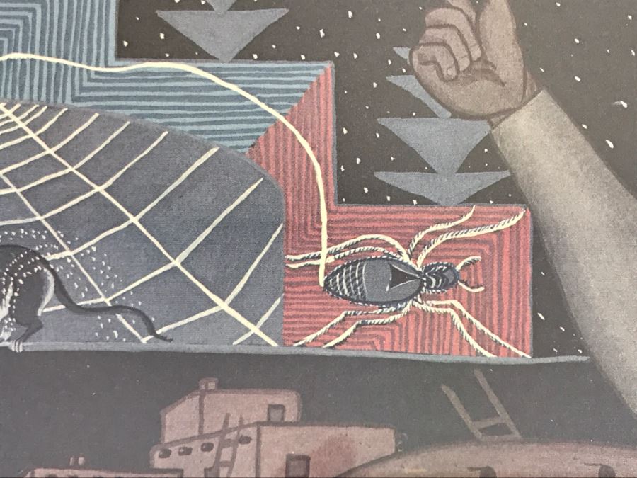 Pablita Velarde Limited Edition Print 404 Of 1500 Hand Signed By Pablita Velarde 32'W X 26'H [Photo 15]