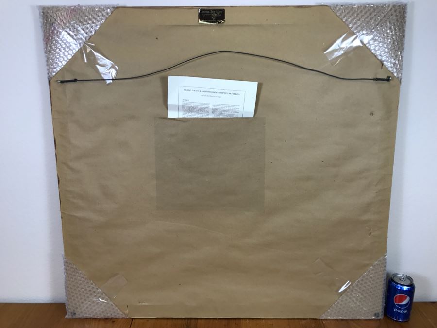 1989 Frank C. McCarthy Limited Edition Print Titled 'Los Diablos' 343 Of 1250 Hand Signed By Artist 34'W X 33'H [Photo 19]