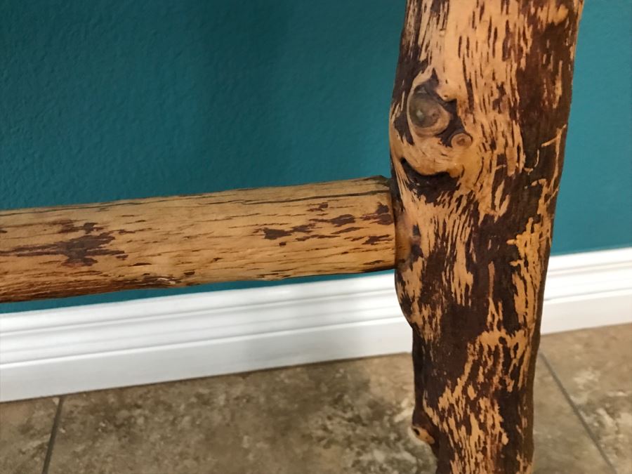 Folk Art Wooden Console Table With Turquoise Inlay On Top Of Table 40'W X 9'D X 31'H [Photo 20]