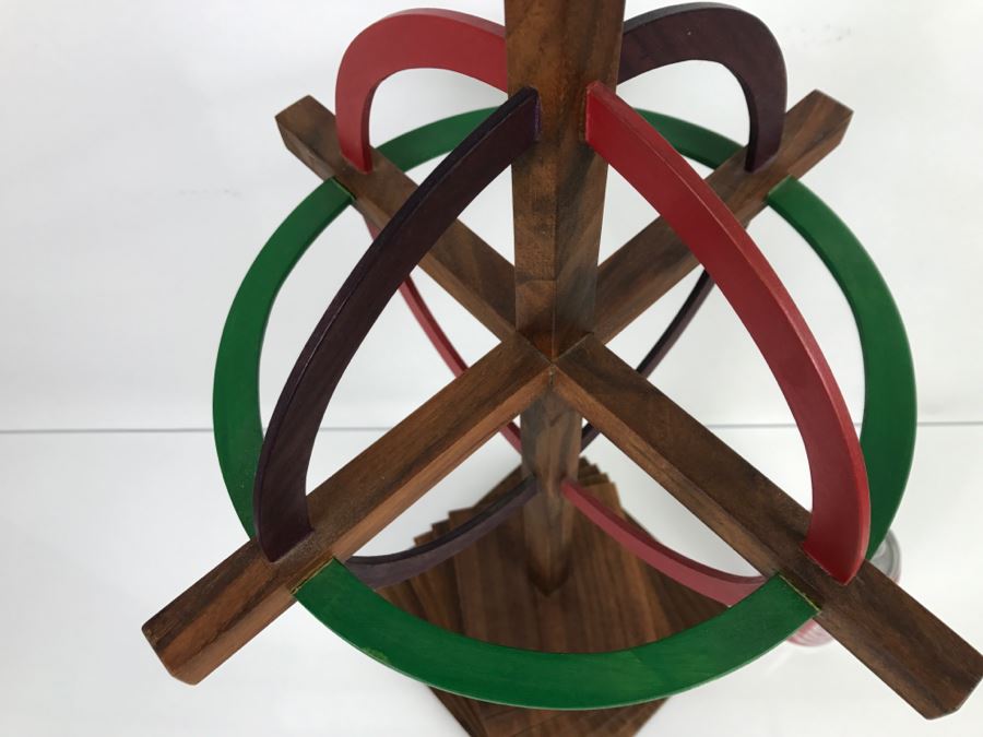 Custom Wooden Geometric Sculpture [Photo 8]