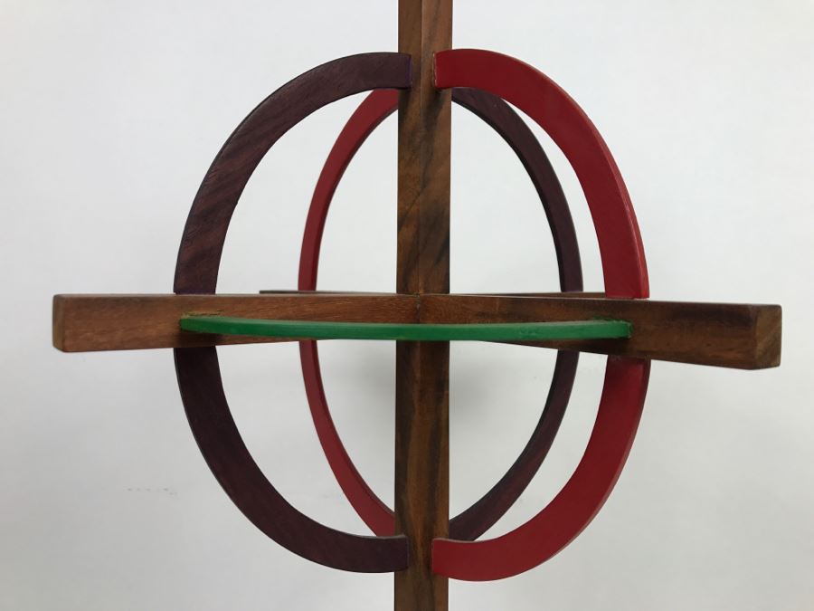 Custom Wooden Geometric Sculpture [Photo 5]