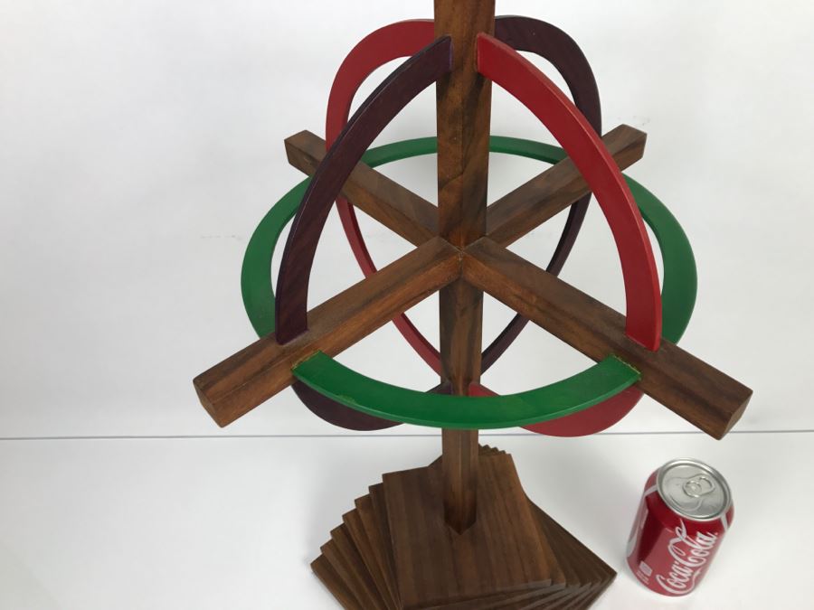 Custom Wooden Geometric Sculpture [Photo 9]