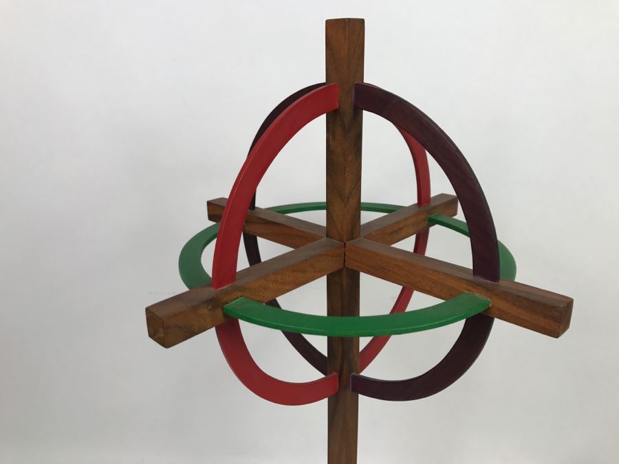 Custom Wooden Geometric Sculpture [Photo 14]