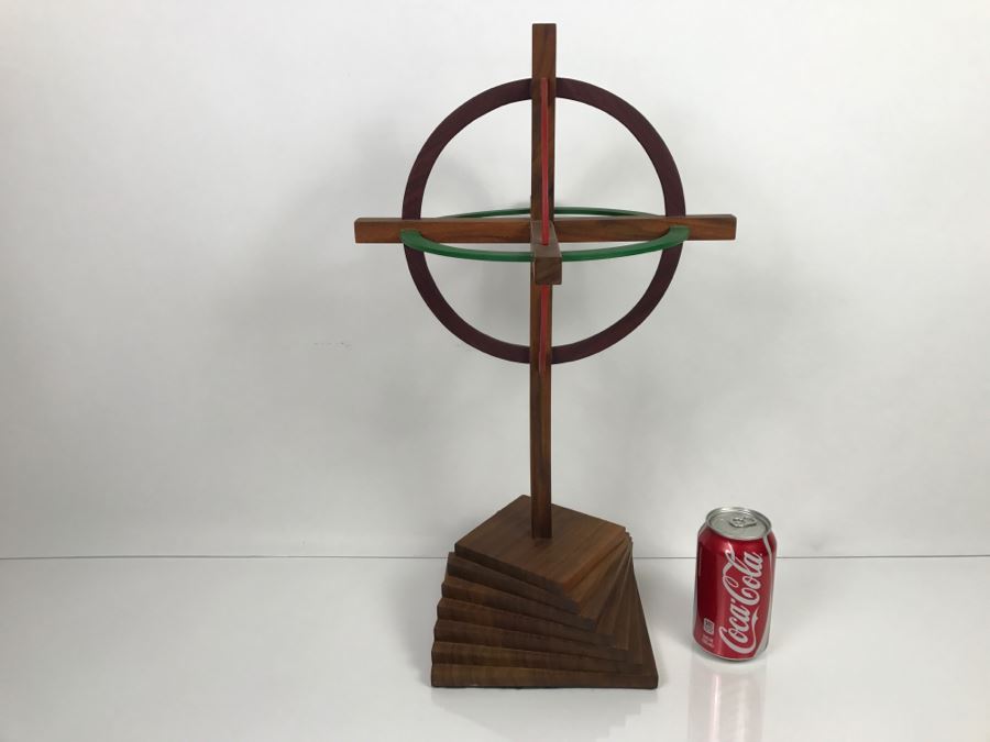 Custom Wooden Geometric Sculpture [Photo 2]