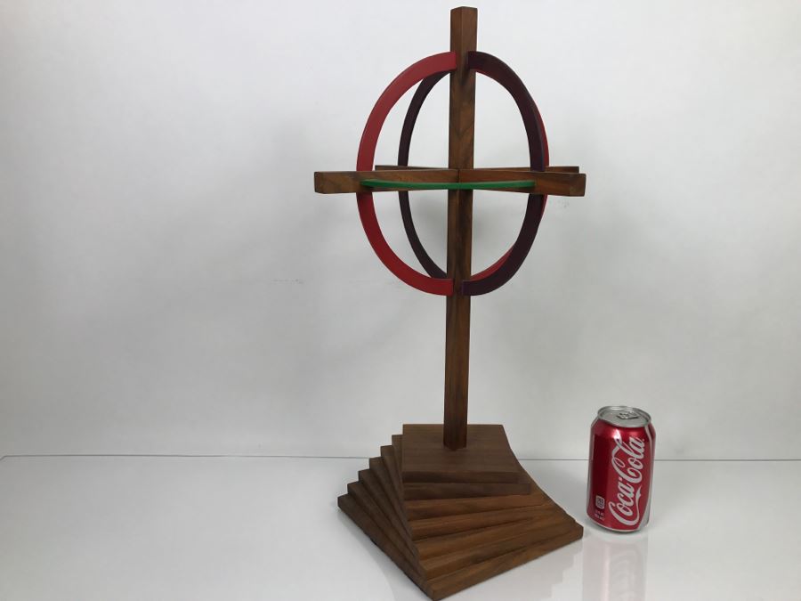 Custom Wooden Geometric Sculpture [Photo 12]