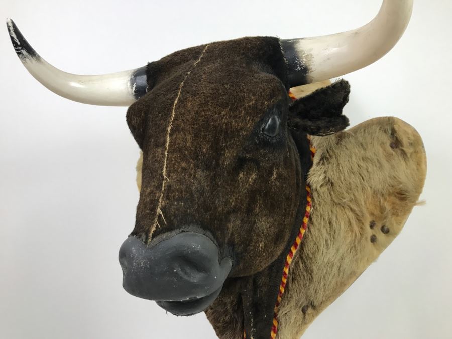 Faux Taxidermy Bull Head [Photo 3]