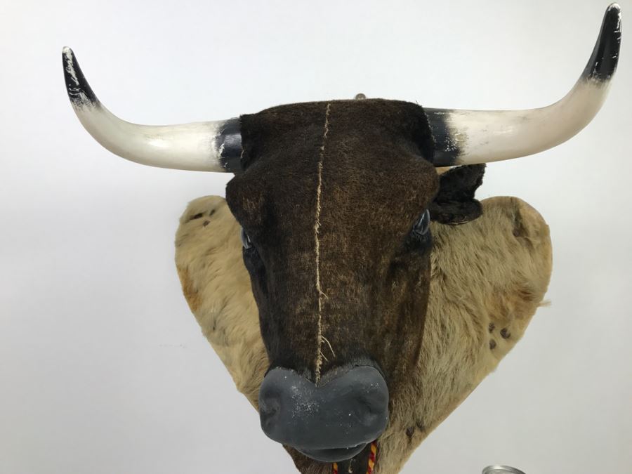 Faux Taxidermy Bull Head [Photo 19]