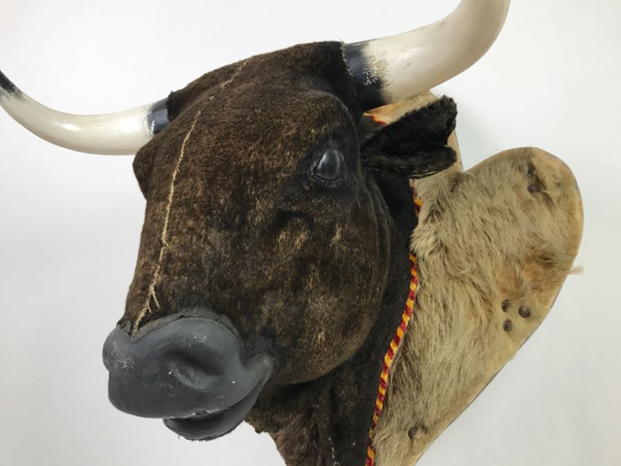 Faux Taxidermy Bull Head [Photo 4]