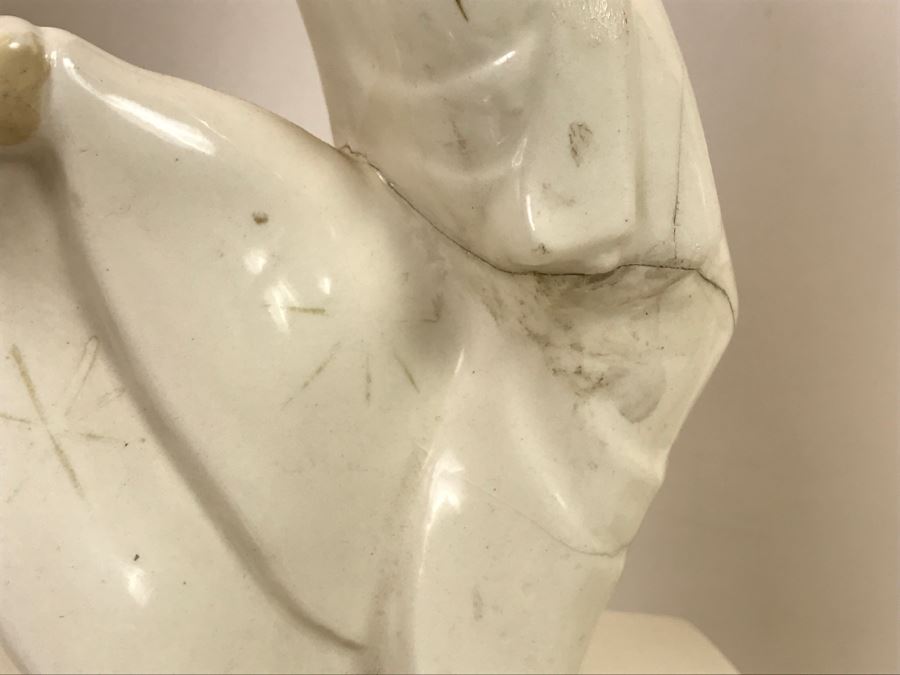 Pair Of Mid-Century Lamps - Note Repair To One Lamp In Photos [Photo 8]