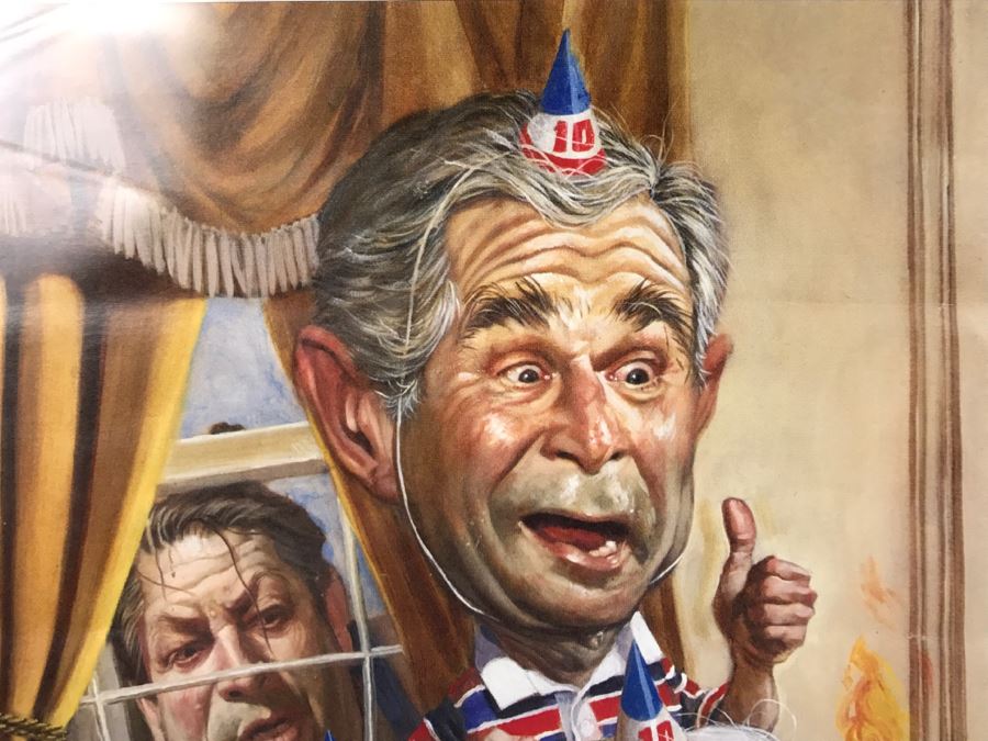 Presidential Parody Poster For Gala Weekly Standard 10th Anniversary Issue Sept. 19 2005 Hand Signed By Artist [Photo 5]